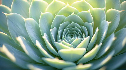Fototapeta premium A succulent plant close up