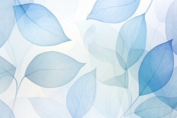 blue pale leaf with soft light - Powered by Adobe