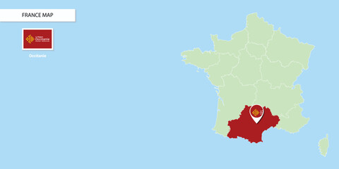 Explore Occitanie's charm on our detailed map, perfect for travel guides. Navigate seamlessly within France. Occitanie map at your fingertips