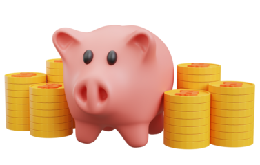 3d render of cryptocurrency icon concept.