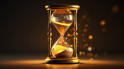Golden hourglass