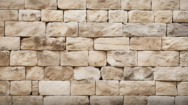 Beige stone wall background texture