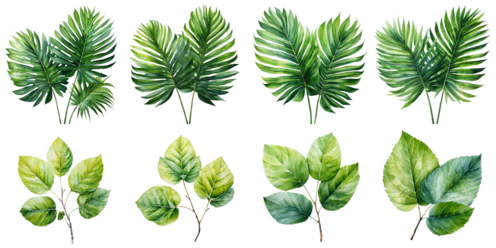 exotic plant leaves Artificial Intelligence Generative