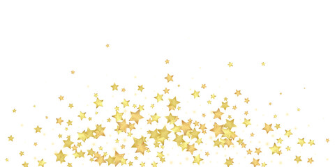 Magic stars vector overlay.  Gold stars scattered