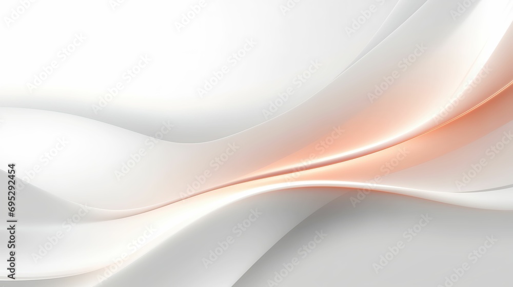Wall mural abstract background. abstract wavy background with smooth lines in white and brown colors.