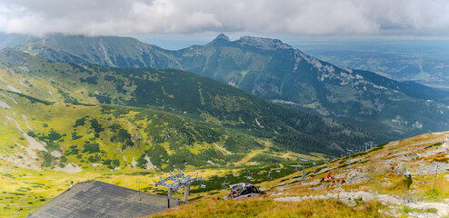 Naklejka premium mountain view panorama landscape Poland Zakopane