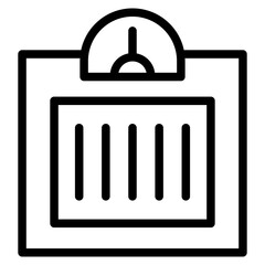 body weight scale line