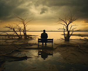 Obraz premium Fine art photography, Feelings in Frames, Emotional Landscapes