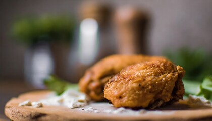 Copy Space image of Breaded chicken