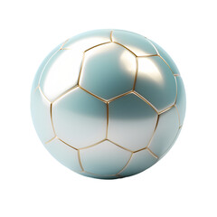 Fototapeta premium Soccer ball isolated on transparent background