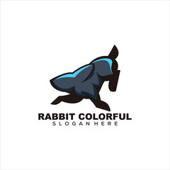 rabbit logo colorful gradient 