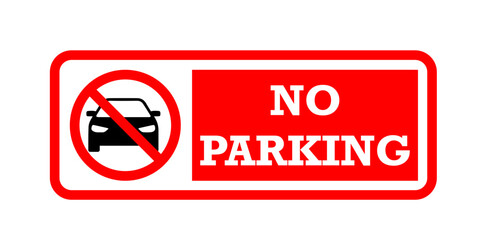 NO PARKING ICON LOGO