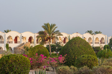houses and amazing garden in a resort from marsa alam egypt