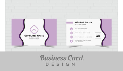 Business card design template