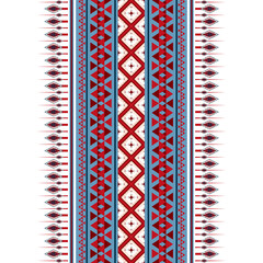 Traditional geometric ethnic fabric pattern design for textiles, rugs, wallpaper, clothing, sarong, scarf, batik, wrap, embroidery, print, curtain, carpet, wallpaper, wrapping, Batik, vectorTraditiona