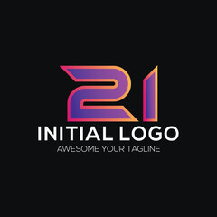 symbol logo colorful gradient 