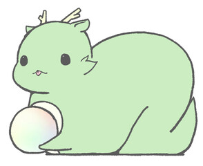 舌をしまい忘れる辰