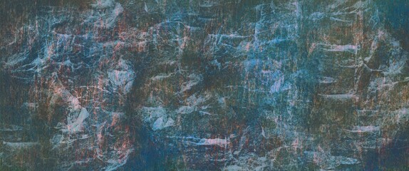 Abstract stone texture in shades of navy blue, brown and white