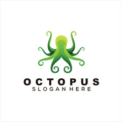 octopus logo colorful gradient 
