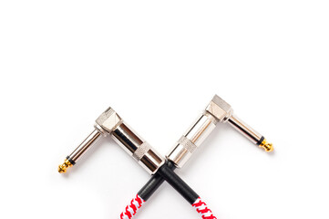 Jack cord for guitar and connection of various musical devices, pedals, amplifier and so on.