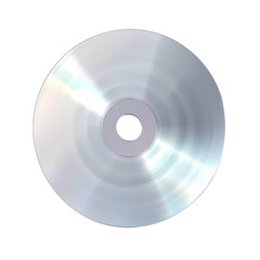 CD or DVD isolated on transparent background