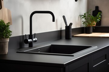 modern kitchen sink
