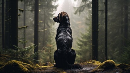 Solitary Nature Photography with a Dog: Forest Exploration
