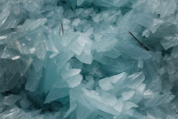 Obraz premium A Close Encounter with Ice's Complexit