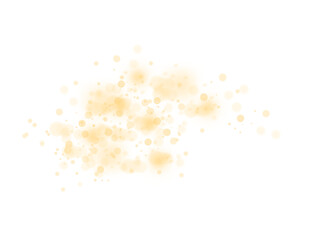 Abstract transparent light background with bokeh effects in gold colors