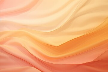 Fototapeta premium Banner. Fabric background in the color of the year 2024 Peach Fuzz.