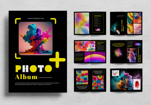 Photo Book Layout Template