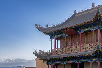 Fototapeta premium Jiayuguan ancient city in Gansu, China