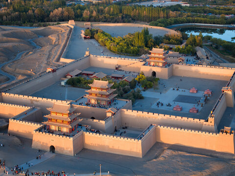 Jiayuguan ancient city in Gansu, China