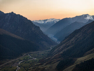 qilian mountains in China