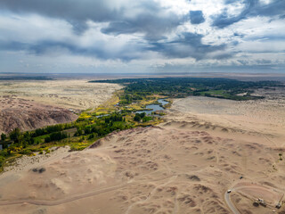 landscape in the desert