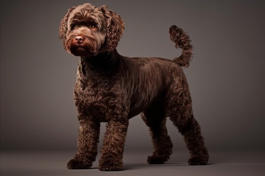 Lagotto Romagnolo - Italian Water Dog with Curly Coat, Known for Hunting and Truffle-Sniffing