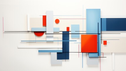 Modern Geometric Composition - Abstract Art