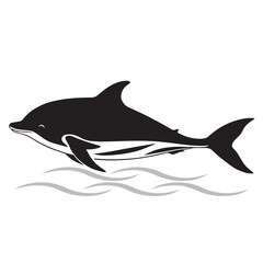  Vaquita silhouettes and icons. Black flat color simple elegant white background  Vaquita animal vector and illustration.