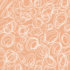 Pre-made flat background of peach shades for branding, social networks, wallpaper, printing. Digital illustration