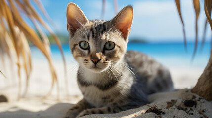 Beautiful, cute cat from Kiribati