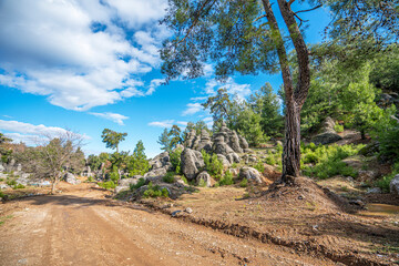 The fantastic view of Adam Kayalar, which means the Man Rocks, resembles several standing men, people have already named them Avatar Land due to their peculiar and fantastic structure.