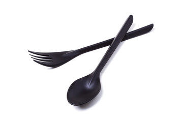 Disposable fork and spoon
