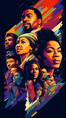 Resonance of Voices Empowering Graphics from Black Icons