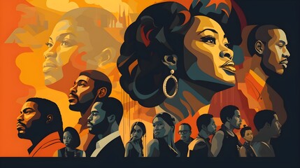 Resonance of Voices Empowering Graphics from Black Icons