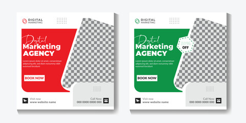 Creative Business Digital Marketing Agency, Digital Business Marketing Banner Template for Social Media Design, Digital Marketing Post Design, Business Web Banner Template, Social Media Marketing Prom