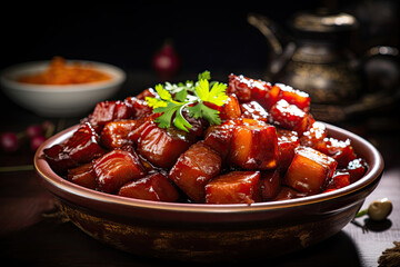 Braised Pork Belly Hong Shao Rou Pork belly braised, new chinese year recipes