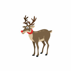Reindeer vector ai generated 