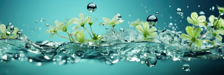 Spring Water Background Green Aqua Texture , Banner Image For Website, Background, Desktop Wallpaper