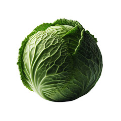 Fototapeta premium cabbage isolated on transparent or white background, png