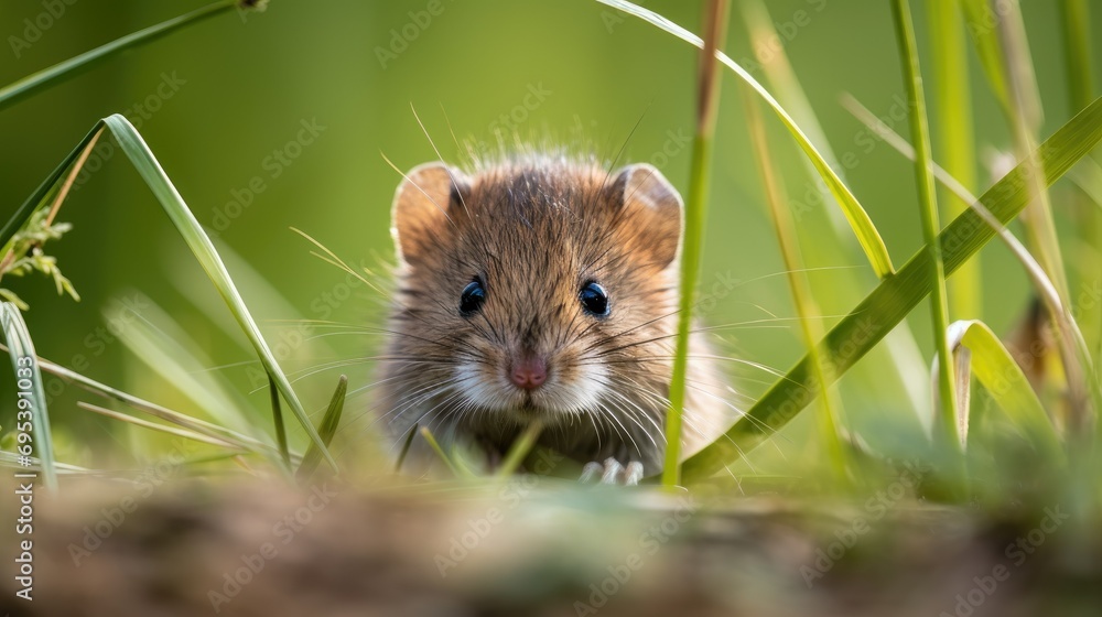 Canvas Prints Vole grass in a meadow